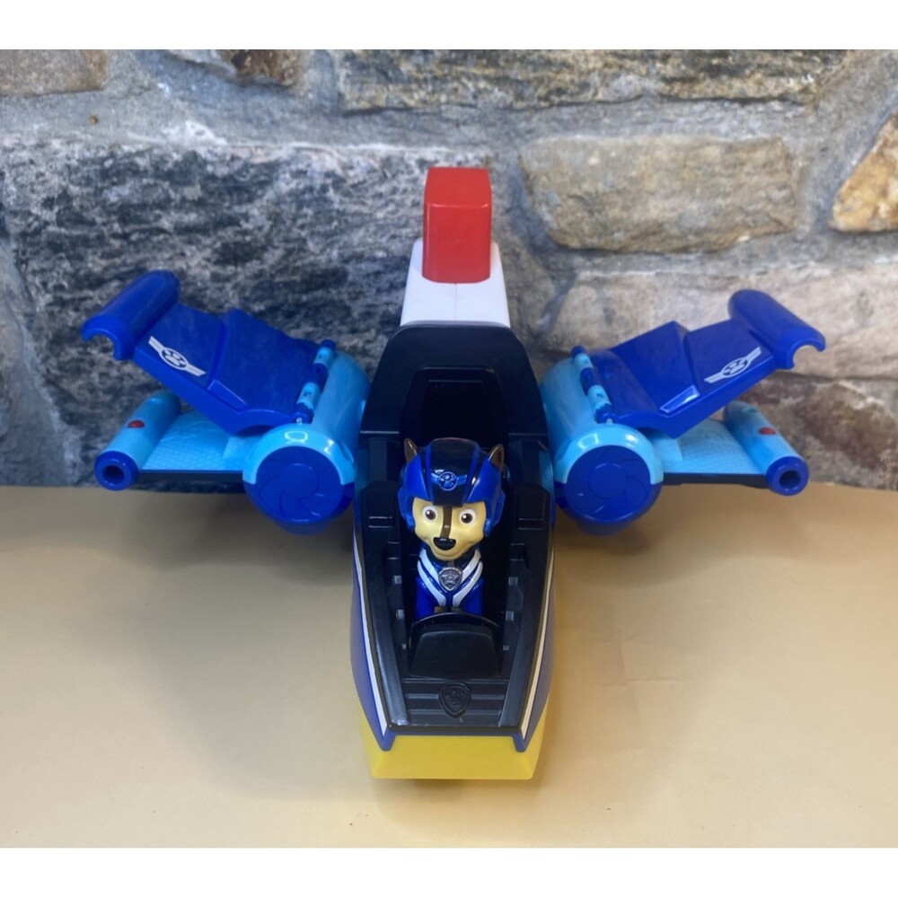 Paw Patrol Jet to The Rescue Deluxe Transforming Spiral Rescue Jet w/Lights
